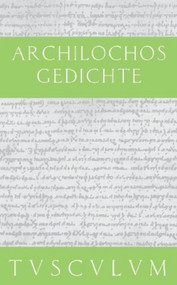 Gedichte (German Edition) by Archilochos, Rainer Nickel, 9783050053882