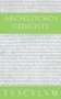 Gedichte (German Edition) by Archilochos, Rainer Nickel, 9783050053882