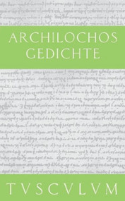 Gedichte (German Edition) by Archilochos, Rainer Nickel, 9783050053882