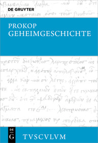 Anekdota (Geheimgeschichte des Kaiserhofs von Byzanz. Griechisch - Deutsch) (German Edition) by Prokop, Otto Veh, 9783050054230