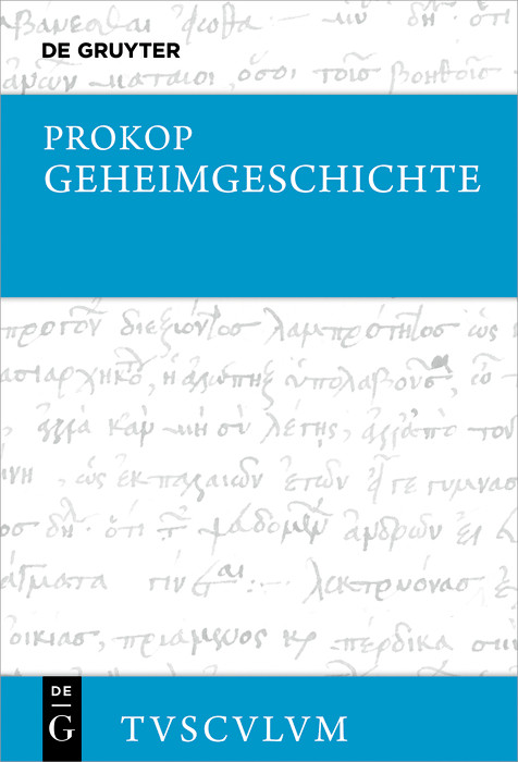 Anekdota (Geheimgeschichte des Kaiserhofs von Byzanz. Griechisch - Deutsch) (German Edition) by Prokop, Otto Veh, 9783050054230