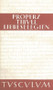 Liebeselegien / Carmina (Lateinisch - Deutsch) (German Edition) by Properz, Tibull, Georg Luck, 9783050055008