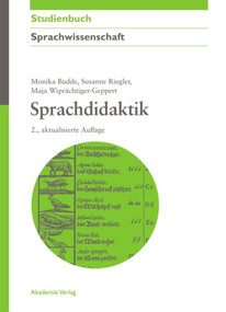 Sprachdidaktik (German Edition) by Monika Budde, Susanne Riegler, Maja Wiprächtiger-Geppert, 9783050060866