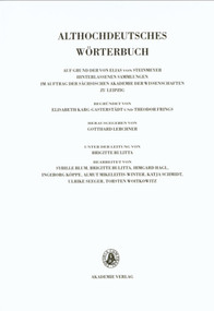 Band VI: M-N. 10. Lieferung (mit bis mor(a)beri) (German Edition) by Hans Ulrich Schmid, 9783050063454