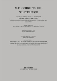 Band VI: M-N. 12. bis 14. Lieferung (muot bis neman) (German Edition) by Hans Ulrich Schmid, 9783050065021