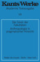 Der Streit der Fakultäten. Anthropologie in pragmatischer Hinsicht (German Edition) by Immanuel Kant, 9783110040166