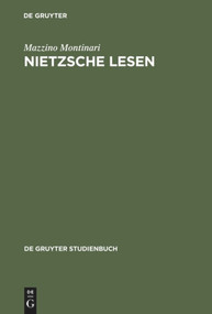 Nietzsche lesen (German Edition) by Mazzino Montinari, 9783110086676