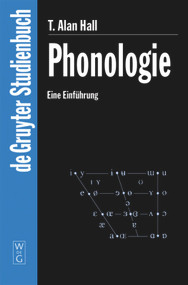 Phonologie (Eine Einführung) (German Edition) by T. Alan Hall, 9783110156416