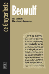 Beowulf (Eine Textauswahl mit Einleitung, Übersetzung, Kommentar und Glossar) (German Edition) by Ewald Standop, 9783110176087