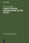Analytische Einführung in die Ethik (German Edition) by Dieter Birnbacher, 9783110194425