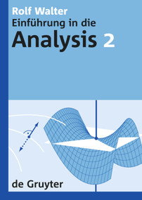 Rolf Walter: Einführung in die Analysis. 2 (German Edition) by Rolf Walter, 9783110195408