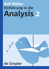 Rolf Walter: Einführung in die Analysis. 2 (German Edition) by Rolf Walter, 9783110195408