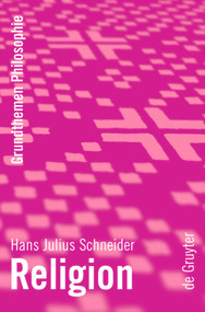 Religion (German Edition) by Hans Julius Schneider, 9783110195989