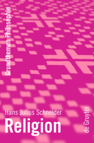Religion (German Edition) by Hans Julius Schneider, 9783110195989
