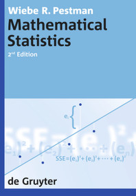 Mathematical Statistics by Wiebe R. Pestman, 9783110208528