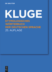 Etymologisches Wörterbuch der deutschen Sprache (German Edition) by Friedrich Kluge, Elmar Seebold, 9783110223644