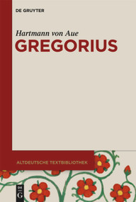 Gregorius (German Edition) by Hermann Paul, Burghart Wachinger, Hartmann von Aue, 9783110258431