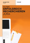 Erfolgreich recherchieren - Jura (German Edition) by Ivo Vogel, 9783110271188