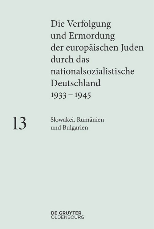 Slowakei, Rumänien und Bulgarien (German Edition) by Barbara Hutzelmann, Mariana Hausleitner, Souzana Hazan, Ingo Loose, 9783110365009