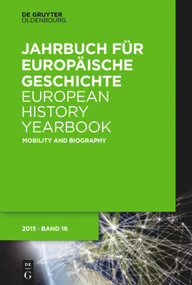 Mobility and Biography by Sarah Panter, 9783110415155