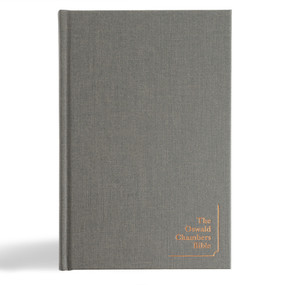 CSB Oswald Chambers Bible, Cloth Over Board (Includes My Utmost for His Highest Devotional and Other Select Works by Oswald Chambers) by CSB Bibles by Holman, 9781087788838