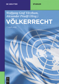 Völkerrecht (German Edition) - 9783110441307 by Wolfgang Vitzthum, Alexander Proelß, 9783110441307