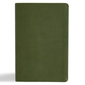 CSB Oswald Chambers Bible, Olive LeatherTouch (Includes My Utmost for His Highest Devotional and Other Select Works by Oswald Chambers) by CSB Bibles by Holman, 9798384509257