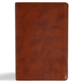 CSB Oswald Chambers Bible, Saddle LeatherTouch (Includes My Utmost for His Highest Devotional and Other Select Works by Oswald Chambers) by CSB Bibles by Holman, 9798384509264