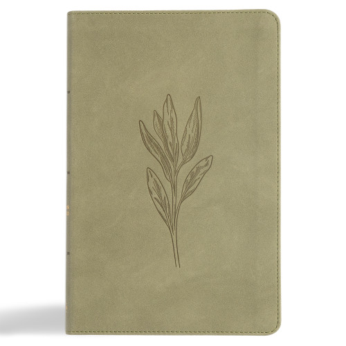CSB Thinline Bible, Digital Study Edition, Sage SuedeSoft LeatherTouch by CSB Bibles by Holman, 9798384509431