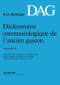 Dictionnaire onomasiologique de l'ancien gascon (DAG). Fascicule 19 (French Edition) by Nicoline Winkler, Jean-Pierre Chambon, Jean-Paul Chauveau, Thomas Field, 9783110454192