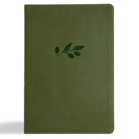 CSB Super Giant Print Reference Bible, Digital Study Edition, Olive LeatherTouch by CSB Bibles by Holman, 9798384509721