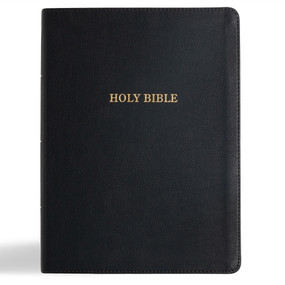 KJV Study Bible, Large Print Edition, Black LeatherTouch by Holman Bible Publishers, 9798384509820