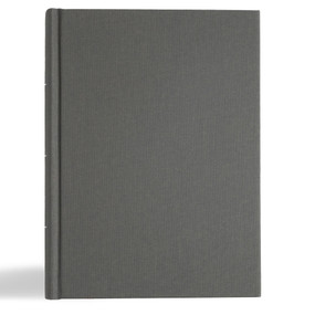 KJV Study Bible, Large Print Edition, Charcoal Cloth Over Board by Holman Bible Publishers, 9798384509851