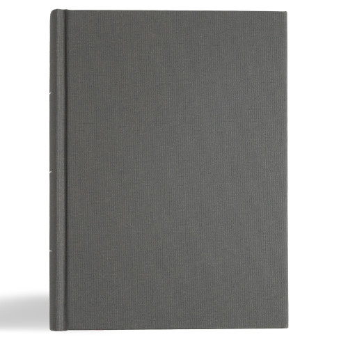 KJV Study Bible, Large Print Edition, Charcoal Cloth Over Board by Holman Bible Publishers, 9798384509851
