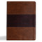 KJV Study Bible, Large Print Edition, Saddle Brown LeatherTouch by Holman Bible Publishers, 9798384509868