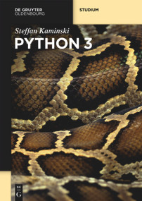 Python 3 (German Edition) by Steffan Kaminski, 9783110473612