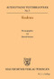 Kudrun (German Edition) by Barend Symons, 9783110482720