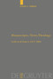 Manuscripts, Texts, Theology (Collected Papers 1977-2007) by David C. Parker, 9783110487909