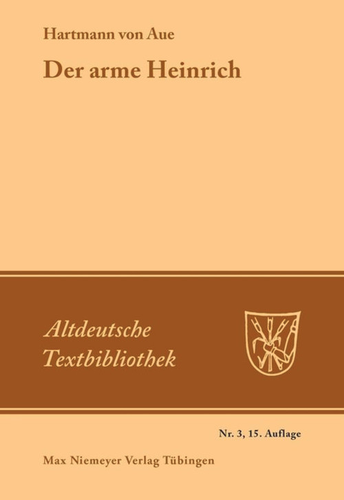 Der arme Heinrich (German Edition) - 9783110982008 by Hartmann von Aue, Hermann Paul, Gesa Bonath, 9783110982008