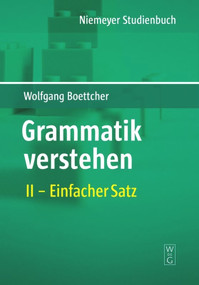 Einfacher Satz (German Edition) by Wolfgang Boettcher, 9783484108929