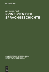 Prinzipien der Sprachgeschichte (German Edition) by Hermann Paul, 9783484220058