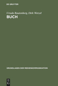 Buch (German Edition) by Ursula Rautenberg, Dirk Wetzel, 9783484371118