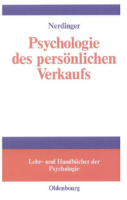 Psychologie des persönlichen Verkaufs (German Edition) by Friedemann Nerdinger, 9783486255980