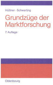 Grundzüge der Marktforschung (German Edition) by Manfred Hüttner, 9783486259179