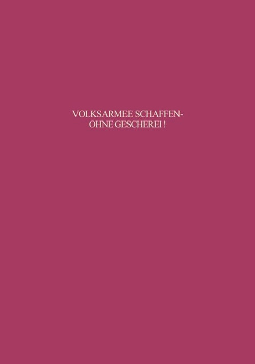 Volksarmee schaffen - ohne Geschrei! (Studien zu den Anfängen einer "verdeckten Aufrüstung" in der SBZ/DDR) (German Edition) by Bruno Thoß, 9783486560435
