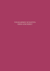 Volksarmee schaffen - ohne Geschrei! (Studien zu den Anfängen einer "verdeckten Aufrüstung" in der SBZ/DDR) (German Edition) by Bruno Thoß, 9783486560435