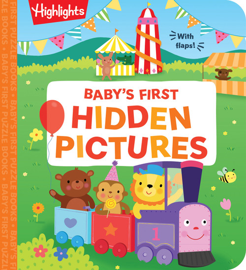 Baby's First Hidden Pictures (Lift the Flap Book with Learning Puzzles for Babies, Seek-and-Find Activity Book with Interactive & Sensory Puzzles) by Highlights, 9781639622634