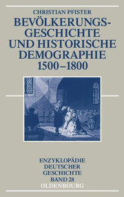 Bevölkerungsgeschichte und historische Demographie 1500-1800 (German Edition) by Christian Pfister, 9783486581577