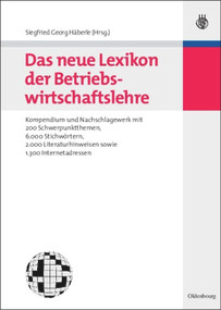 Das neue Lexikon der Betriebswirtschaftslehre (German Edition) by Siegfried G. Häberle, 9783486583052