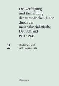 Deutsches Reich 1938 - August 1939 (German Edition) by Susanne Heim, 9783486585230
